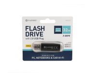 PLATINET USB 2.0 X-Depo 32GB BLACK METAL PMFE32 - 1438871 - zdjęcie 1